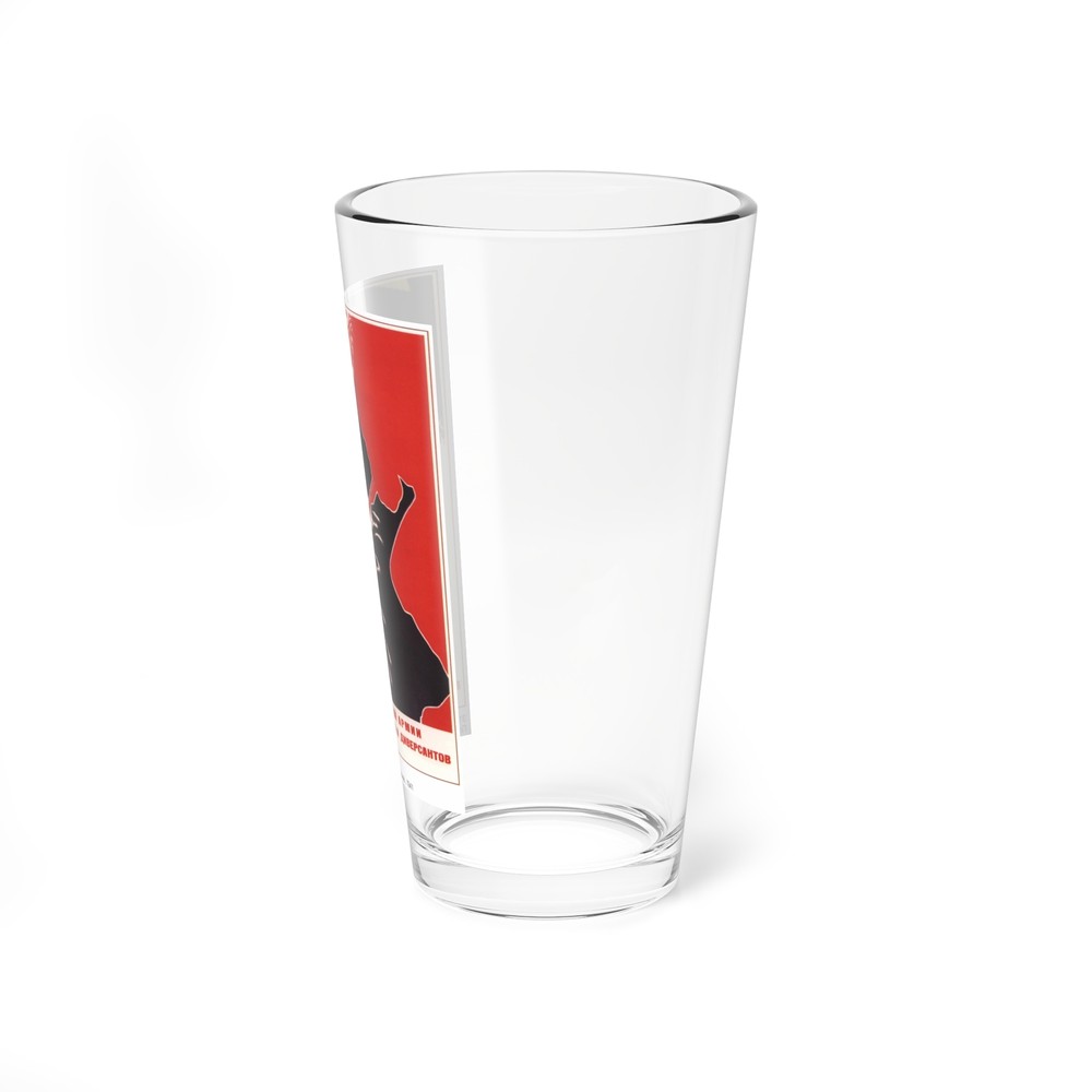 Soviet Era Poster 73 - Pint Glass 16oz