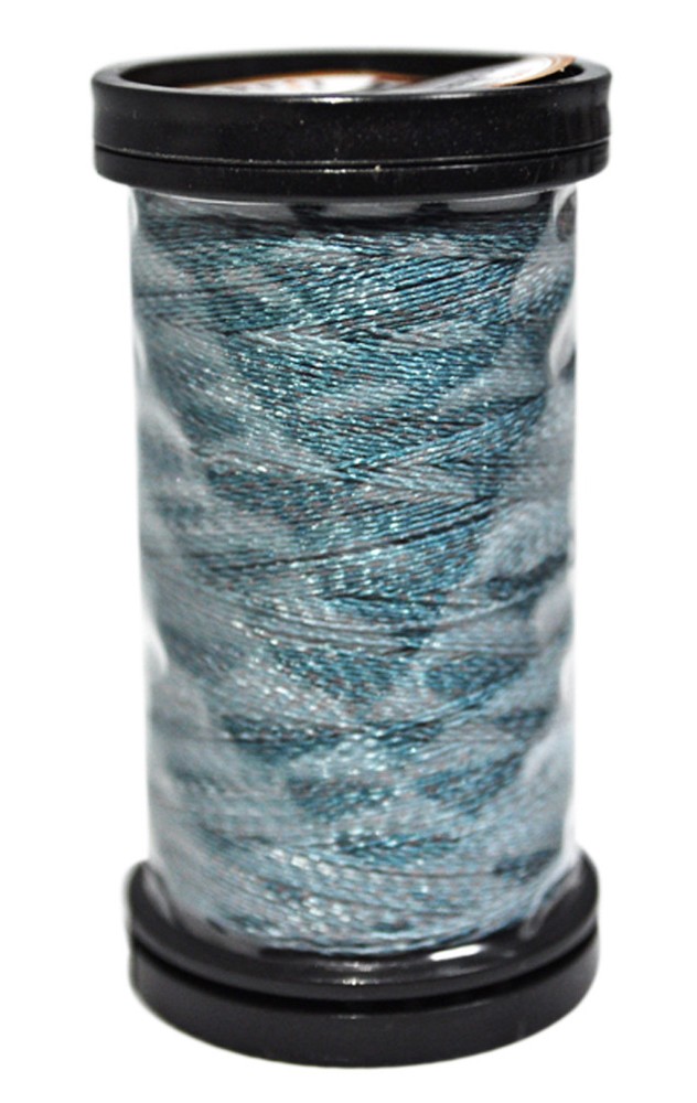 Flash Reflective Poly Thread Lake Blue