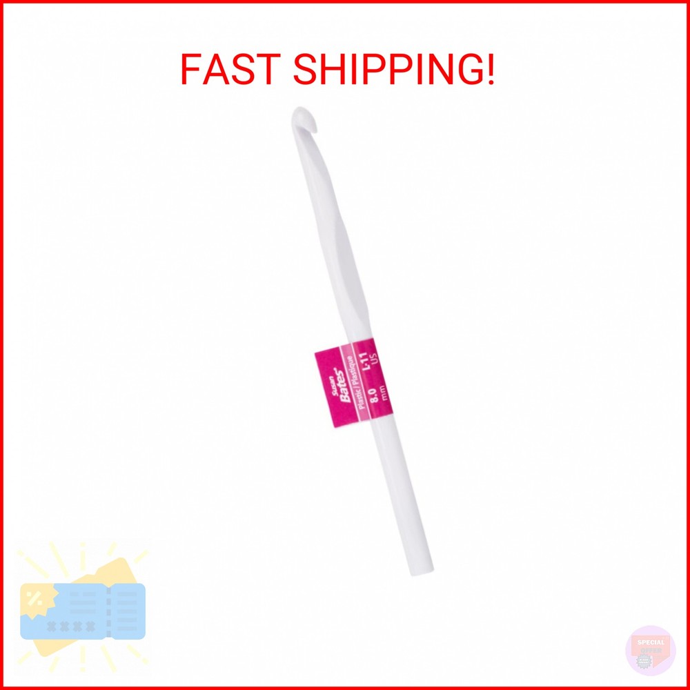 Susan Bates Crochet Hook Plastic, Size L11/8mm