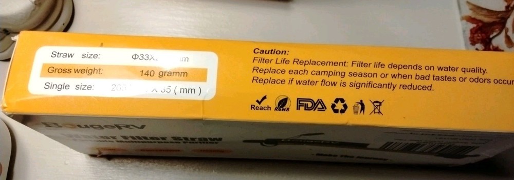 BougeR Water Filter Straw