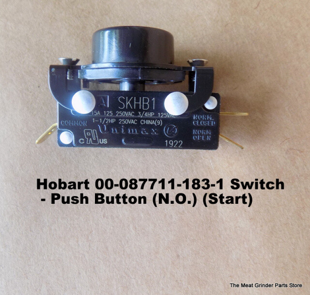 Hobart Meat Grinder 4152 00-087711-183-1 Switch, Pushbutton