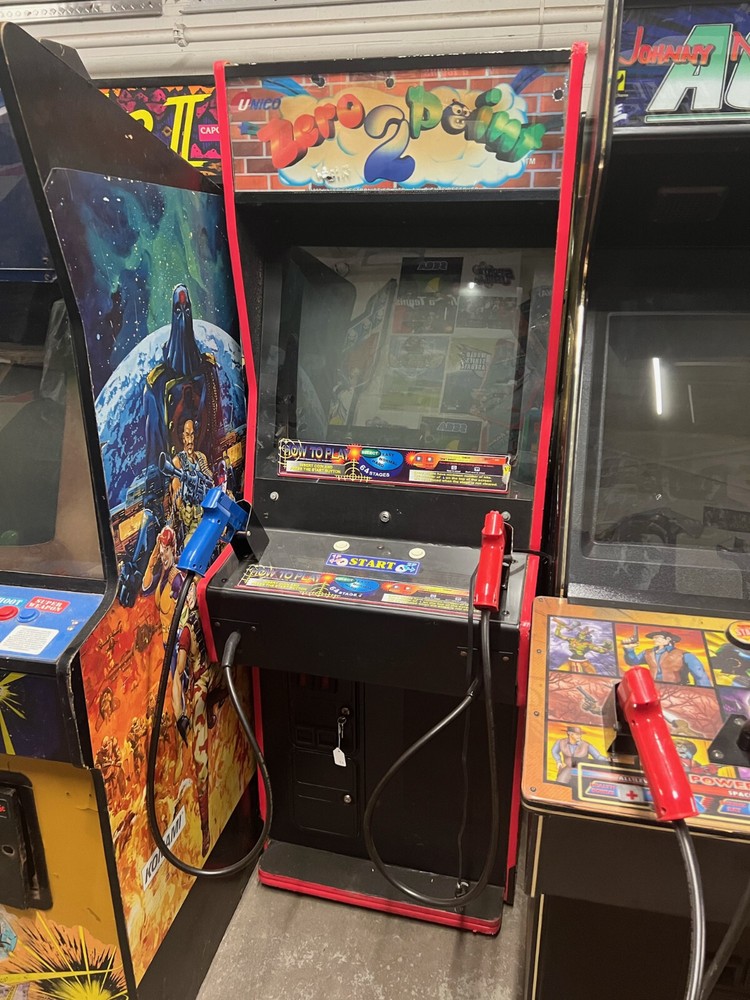 ZERO POINT 2 ARCADE MACHINE by UNICO 1999 (Excellent Condition) *RARE*