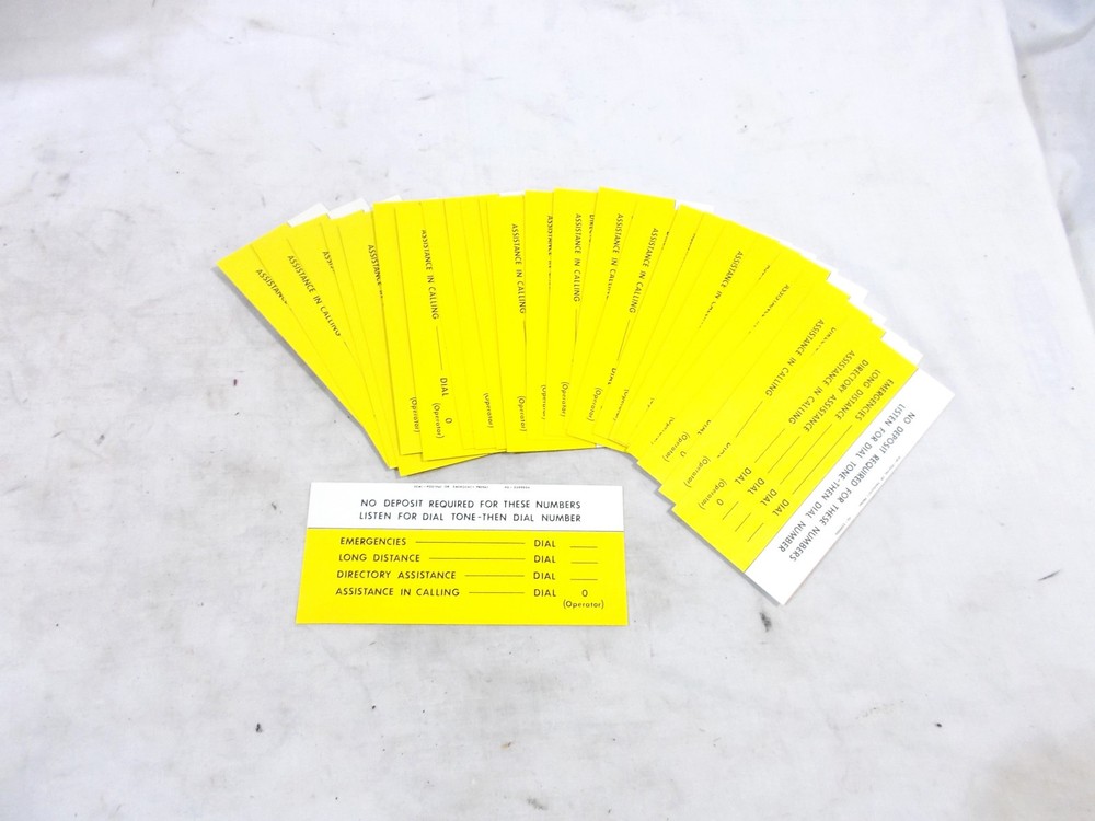 25 Single Slot Direction Cards - Prepay - Coin First