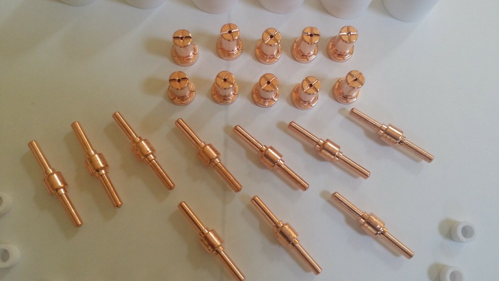 REBOOT RBC-6000D CONSUMABLES 40PCS COPPER EXTENDED FOR PLASMA CUTTER