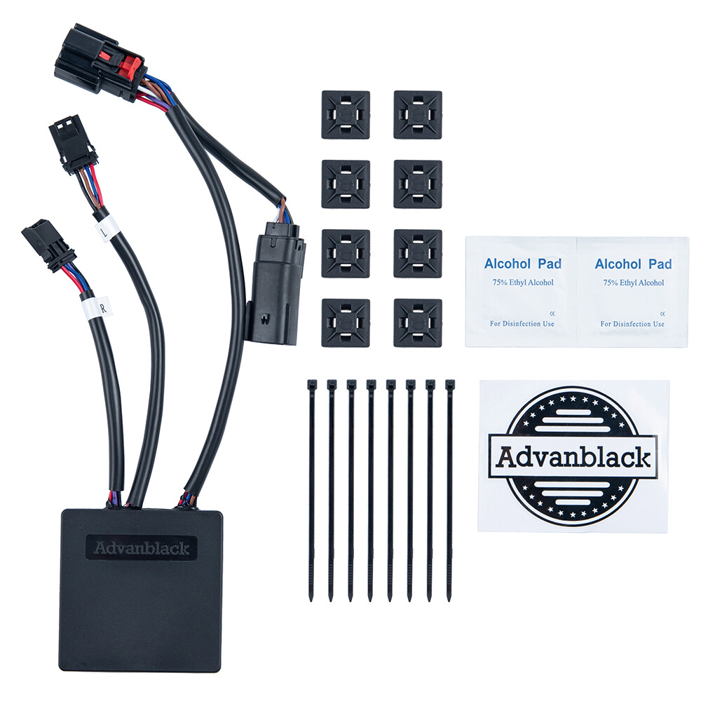 Hyper LED Light with Sequential Red Turn Signal Saddlebags Lights Advanblack