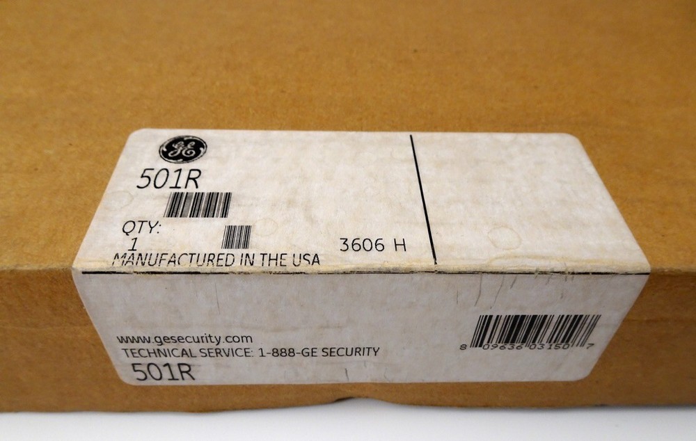 GE Security Interlogix 501R Rack Card Enclosure, New In Box