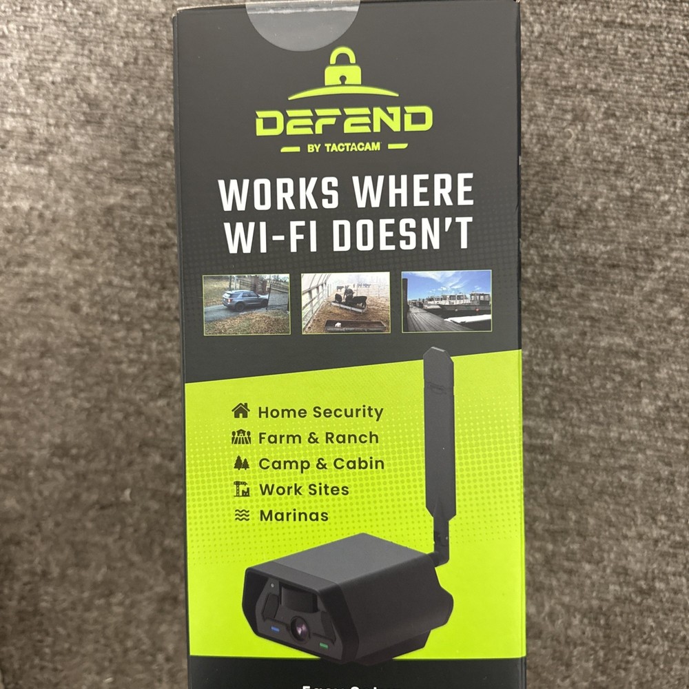 Tactacam Defend Cellular Security Camera DFD-GRD01