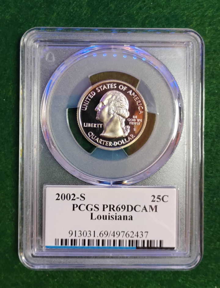 2002 S Clad State Quarter Set PCGS PR69DCAM Set B
