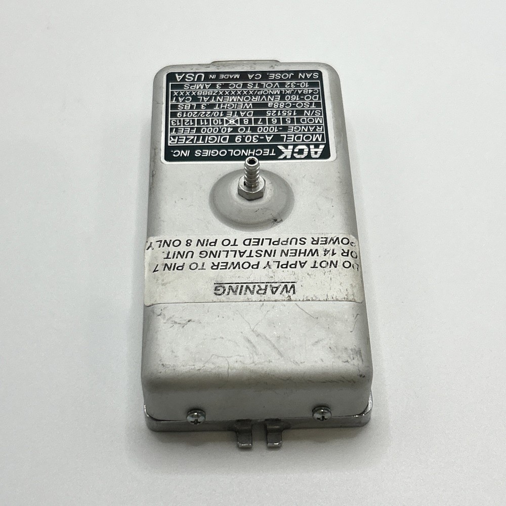 A-30.9 ACK Technologies Altitude Digitizer Encoder A30.02.00 -1000 to 40,000 ft