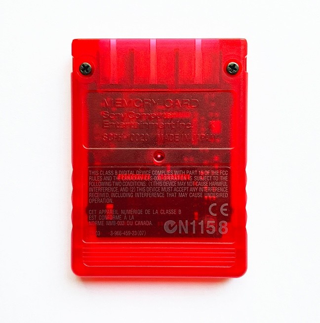 PlayStation 2 - 8MB RED Memory Card MAGIC GATE