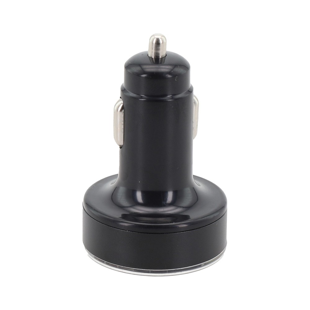 Powerful Car Charger with Multiple USB Outputs and LED Voltage Display
