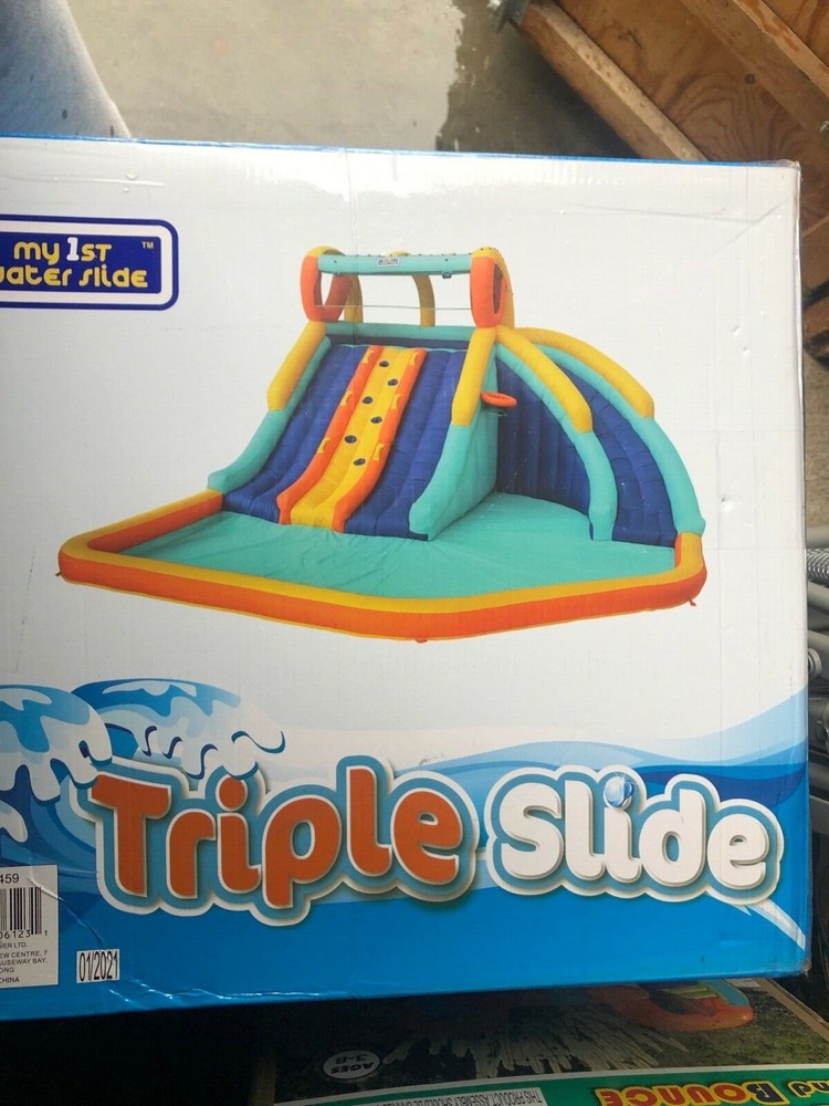 triple water slide