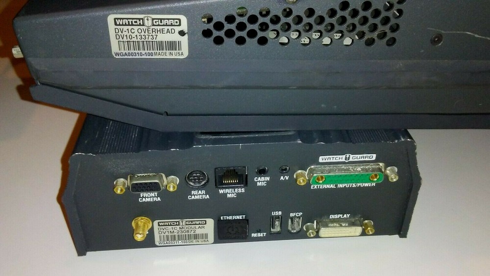 Watch Guard Digital In Car Video System | Untested AS IS