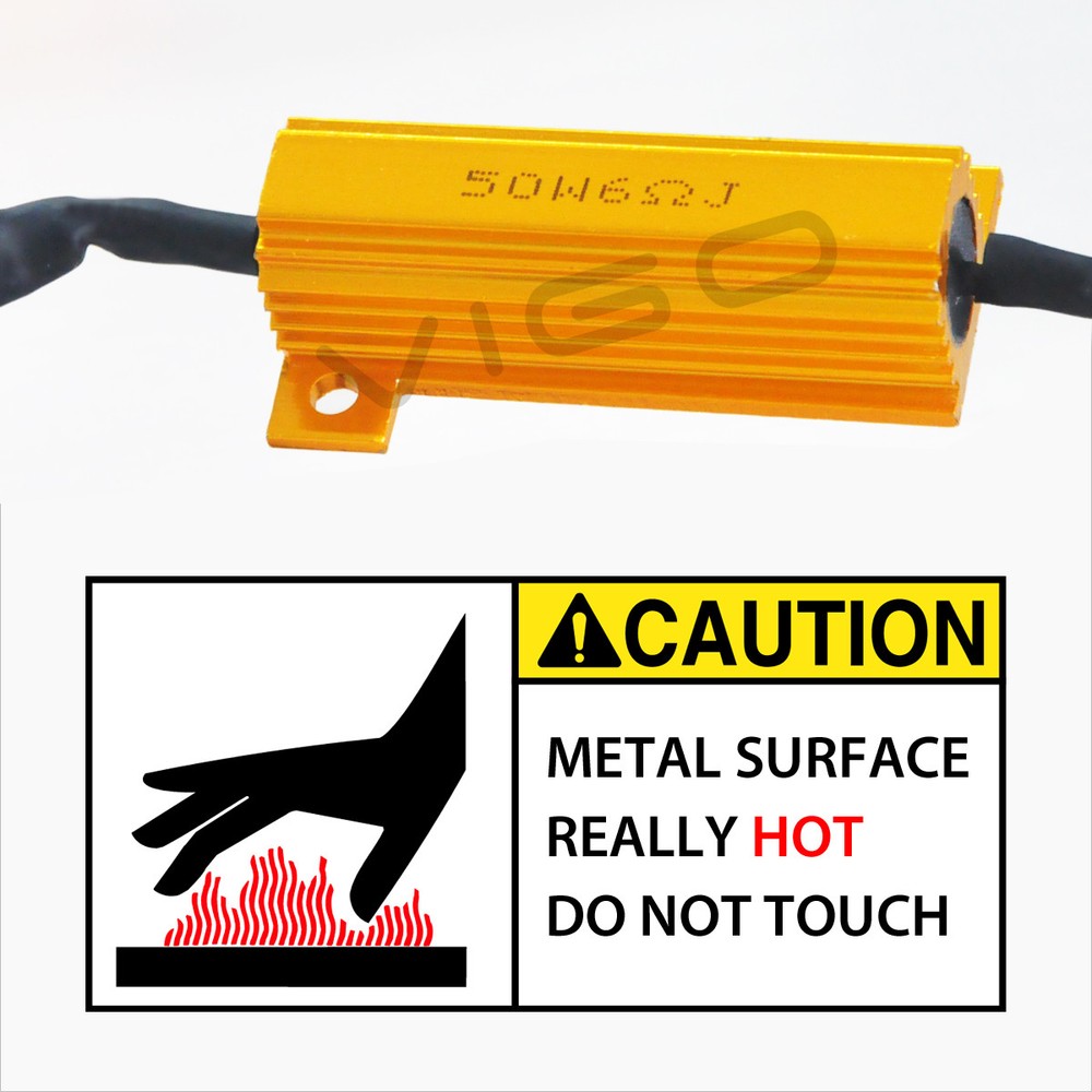 H13 9006 H11 9005 H7 H4 LED Anti Flicker Canbus Decoder Resistor Error Free