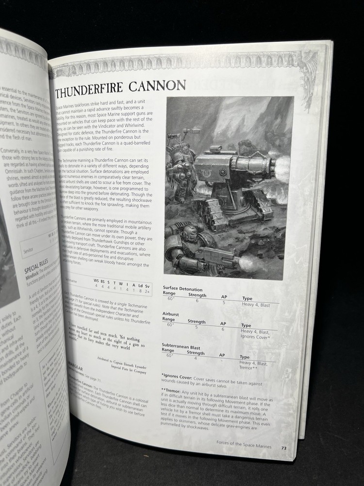 Warhammer 40k Space Marines Codex (2008) Paperback & White Dwarf Magazine (2013)