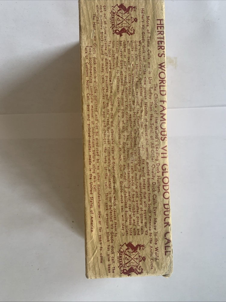 Herters Game Call Box Lot