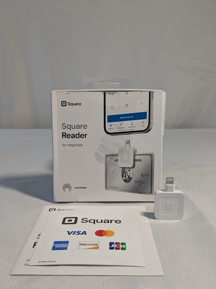 Square Reader SPM1-01 White Portable Mobile Credit Card Reader & Writer