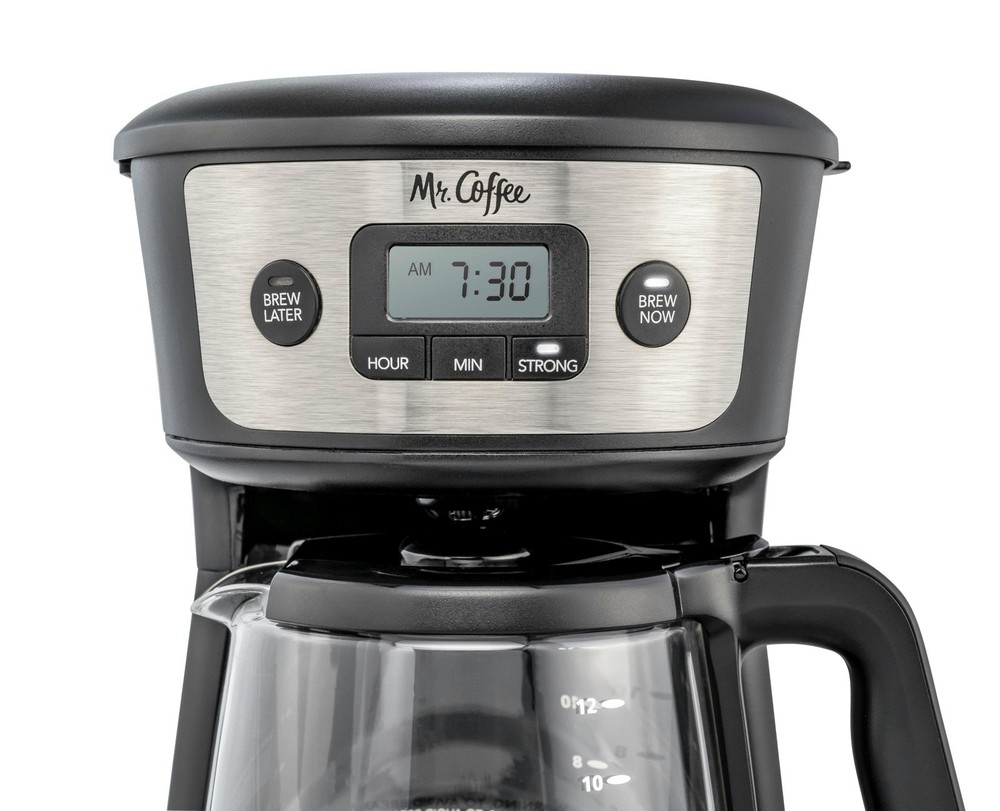 Mr. Coffee 12-Cup Programmable Coffeemaker with Strong Brew Selector BVMC-MMX23