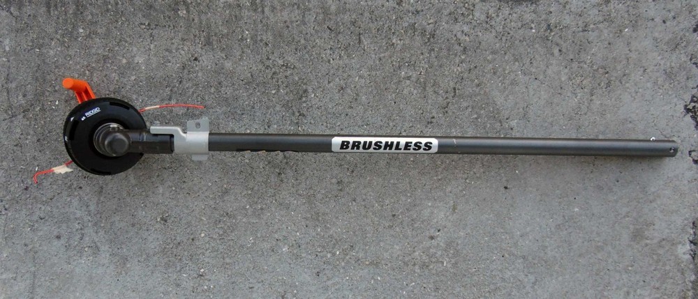 NEW (Pull) RIDGID String Trimmer Straight Lower Shaft w/ Bump Head & Winder