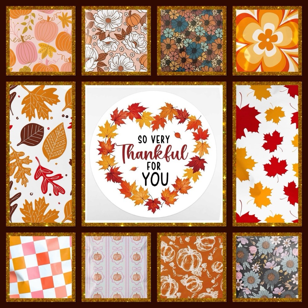 Poly Mailers 14x19 Autumn Fall Asst
