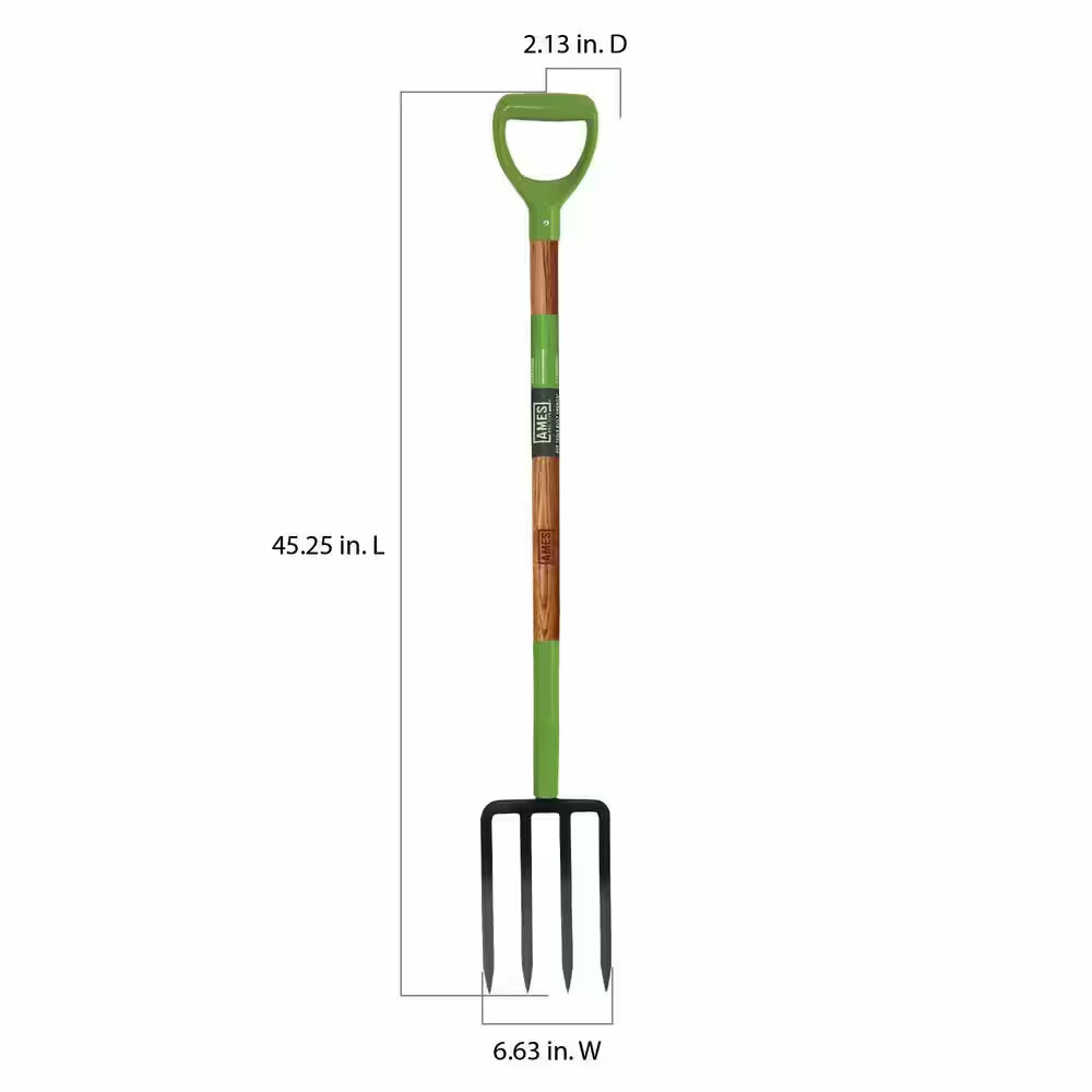 4-Tine Forged Spading Fork