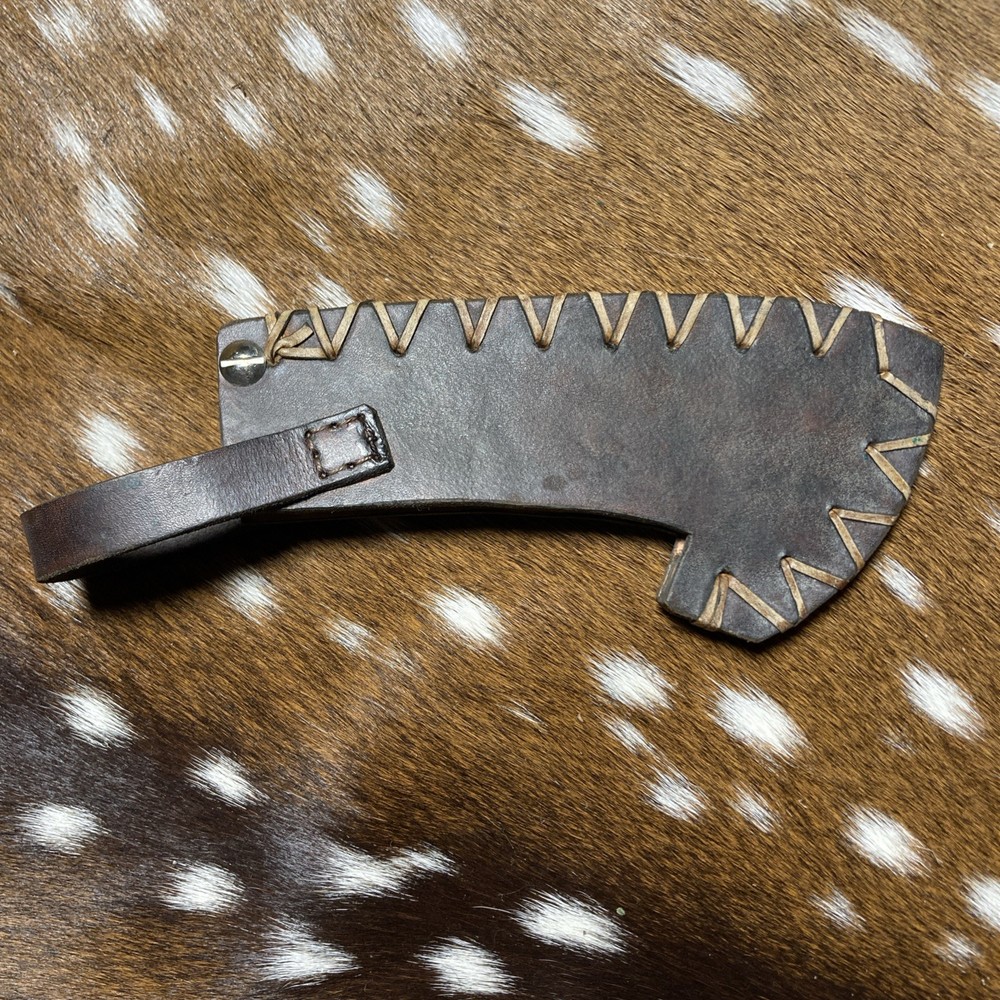 Leather Axe Tomahawk Hatchet Leather Sheath Protector Hand Made?