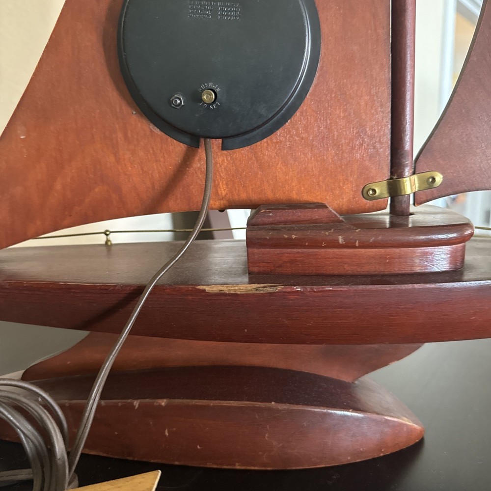 Mid-Century sailboat Clock