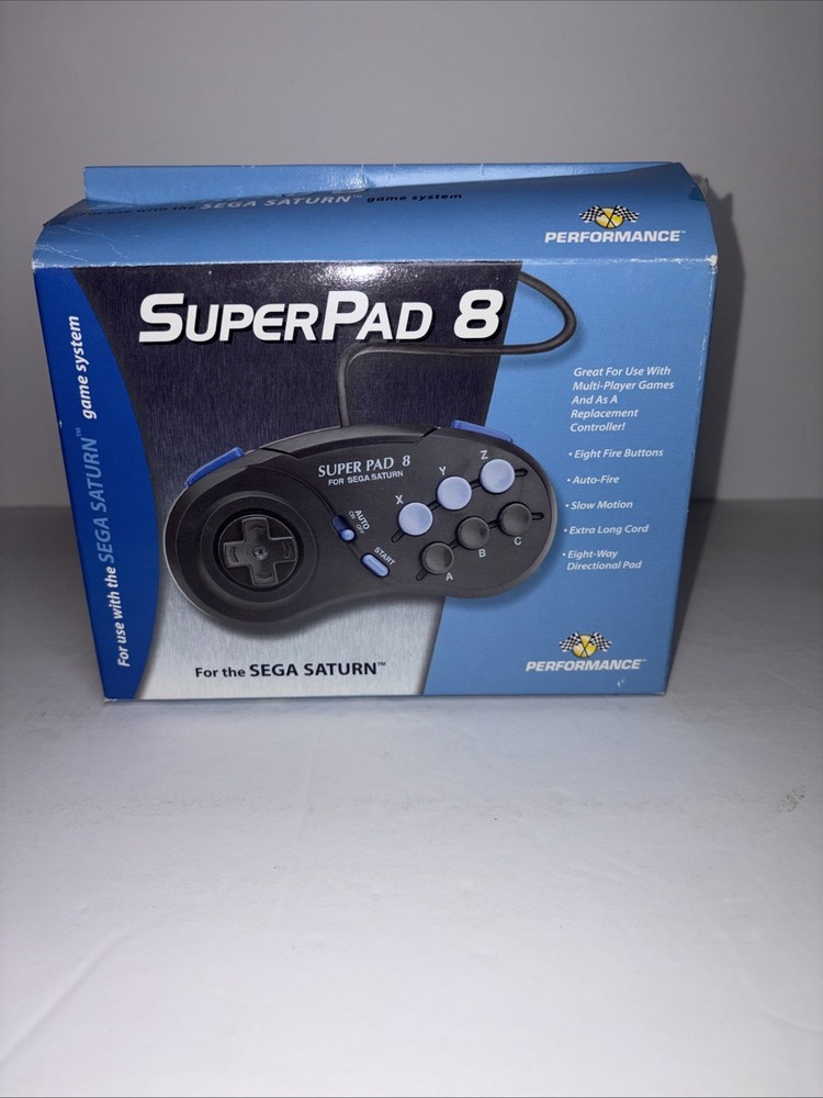 Performance Superpad 8 Controller (Sega Saturn) NEW In Box