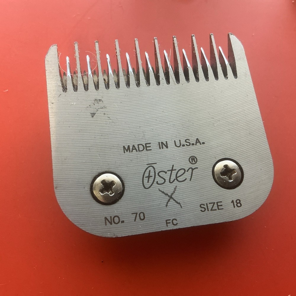 4x Oster 76 BLADES USED