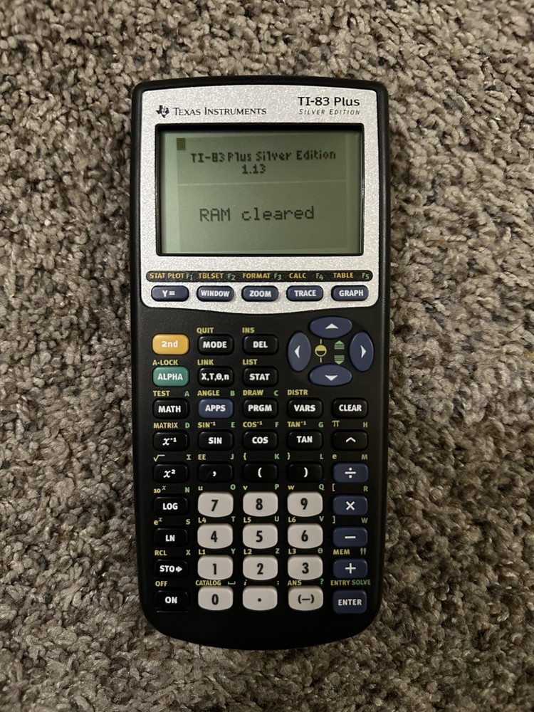 Texas Instruments TI83 Plus Silver Edition Graphing Calculator