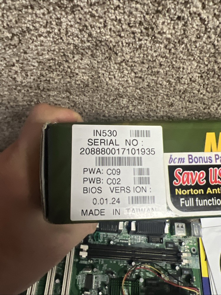 BCM Mainboard ISO-9002 Vintage