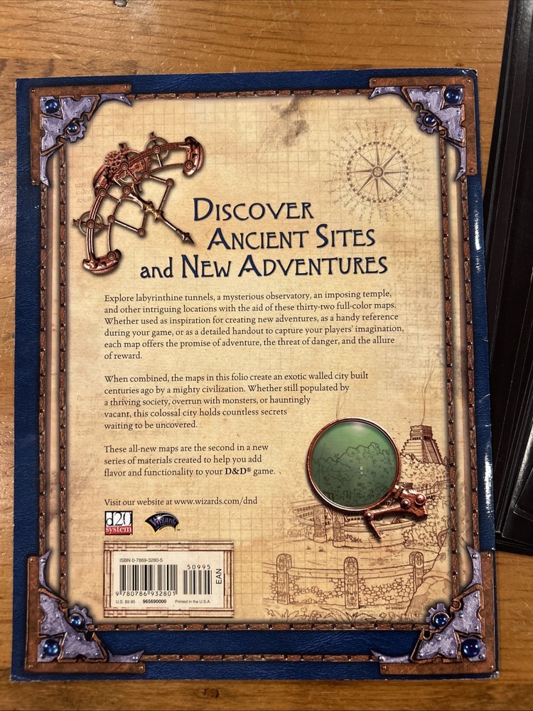 2004 Dungeons & Dragons Accessory Map Folio II Tom Gamble
