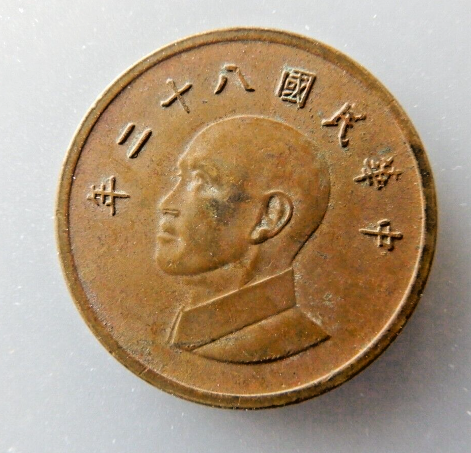1981 Taiwan One Dollar coin - Uncirculated