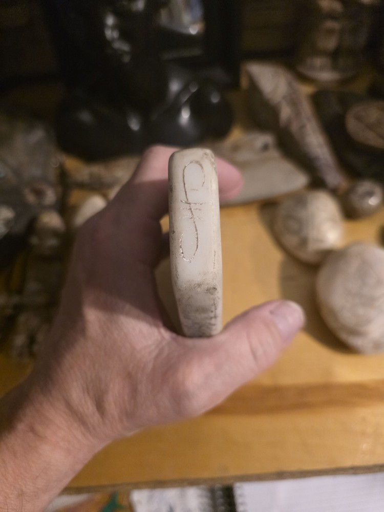 Ojuelos/Tula Authentic Ancient Alien Stone Calcite Panel Carving, with Dig Video