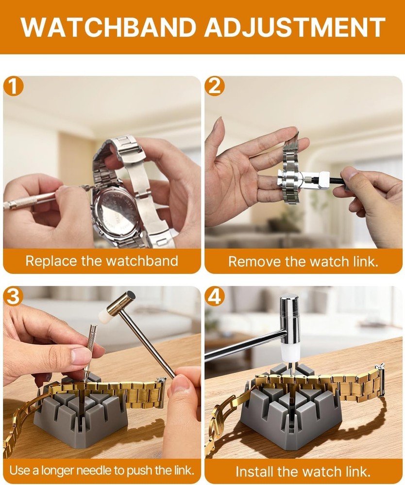 EasyTime Watch Link Removal Kit 108 Spring Bars 20 Pins