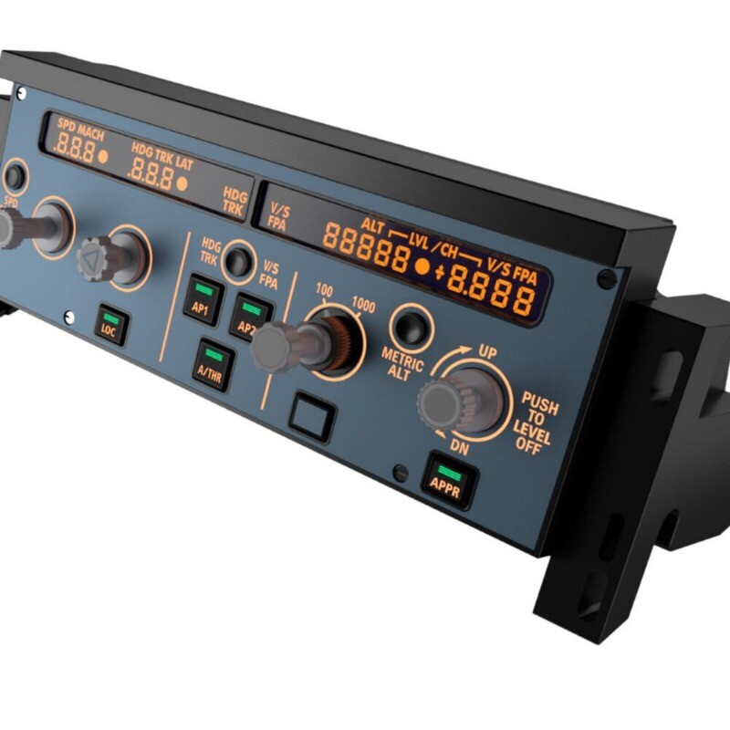 A320 FCU Flight Control Unit Panel X-Plane MSFS2020 Game Simulator 2 Model SET