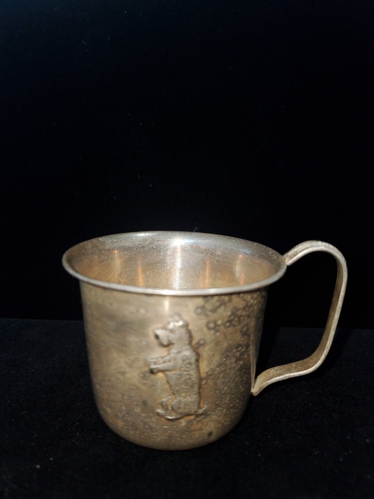 Vintage Norwegian Silver Baby Cup