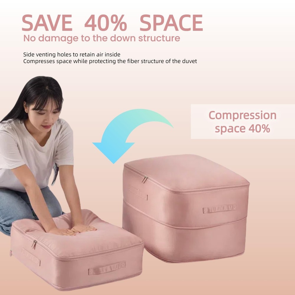 Super Space Saving Automatic Compression Storage Bag, Heavy Duty Moving Bag -...