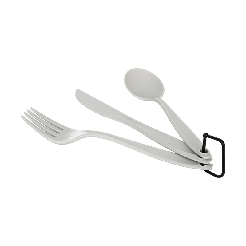 Camping Flatware Set 3 Piece Spoon Fork Knife Lightweight Durable Reusable New
