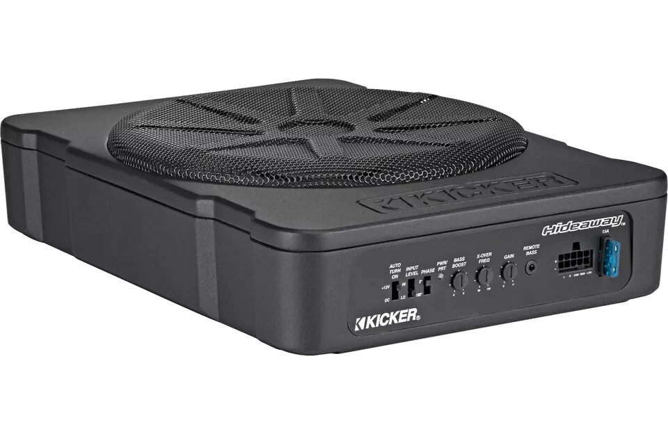Kicker Hideaway 10" Compact Powered Subwoofer