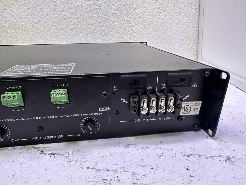 Crown Com-Tech 410 2 Channel Power Amplifier Tested