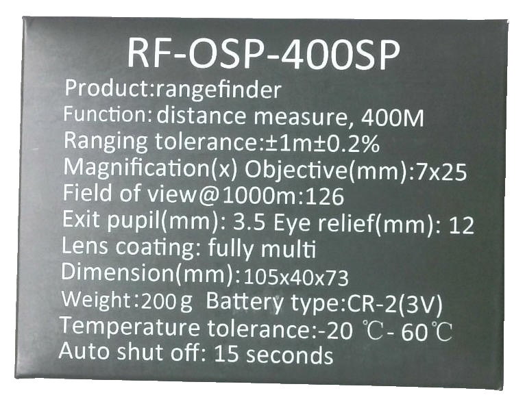 Osprey Global 400m Range Finder