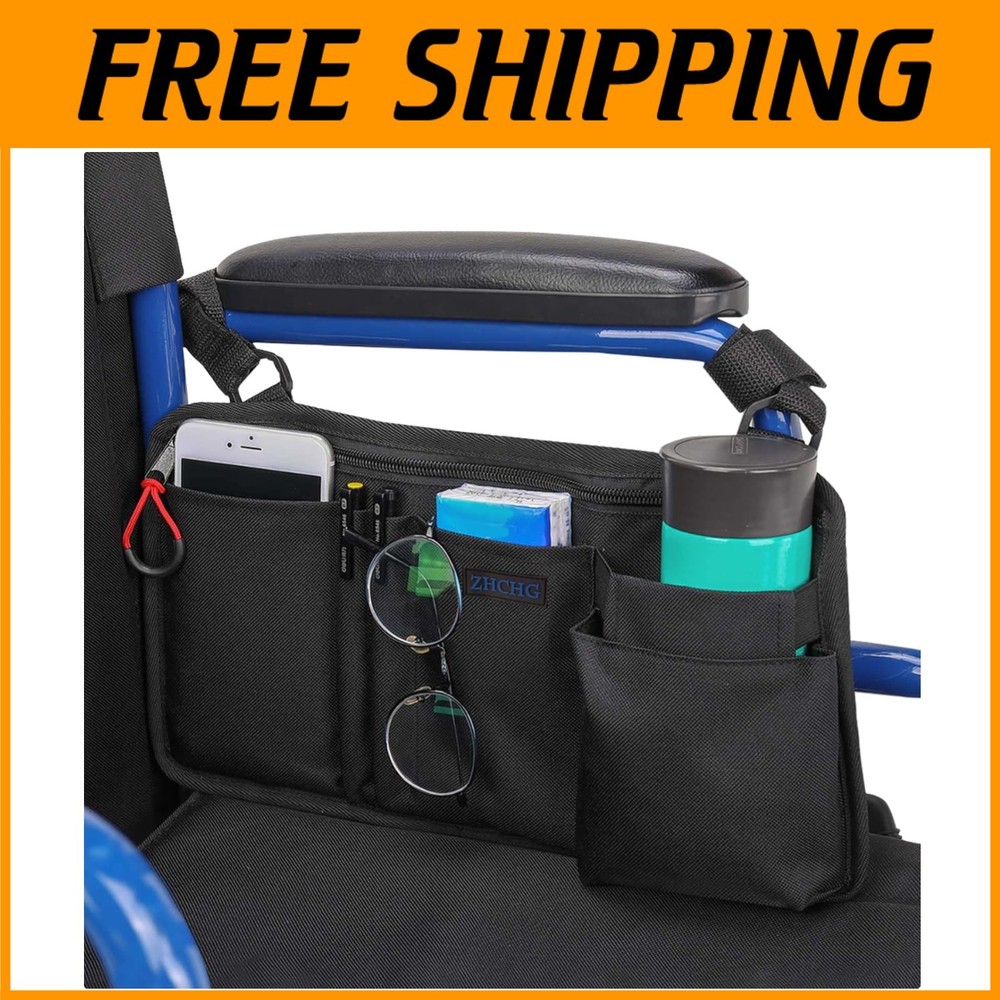 Wheelchair Accessories Bag for Walkers, Rollators