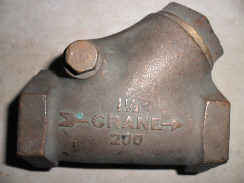 Crane 200 1 1/2" Bronze Check Valve Never Used
