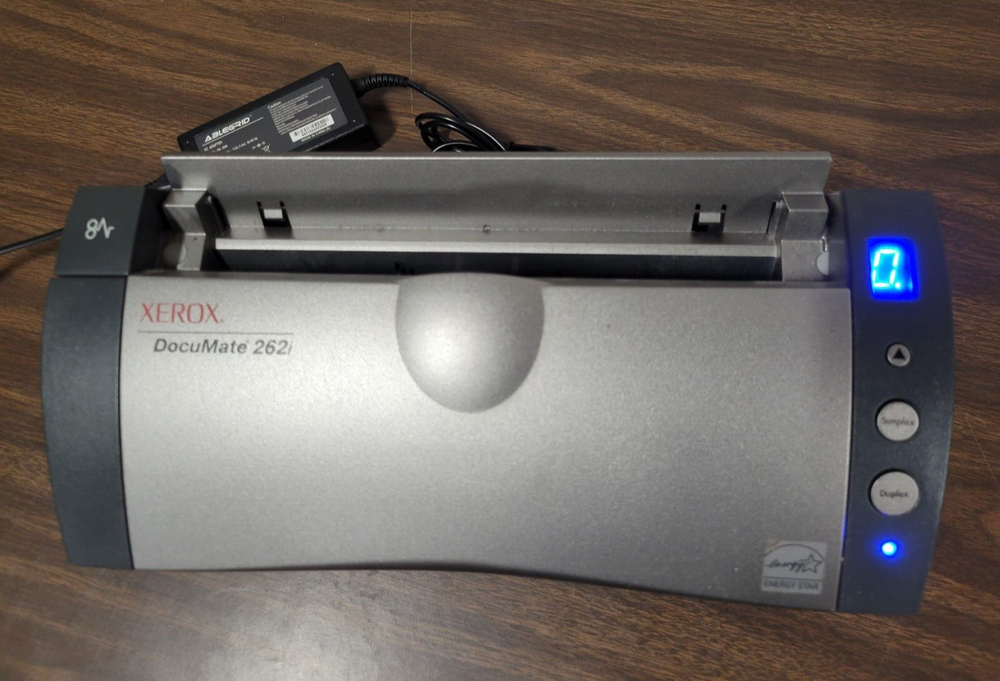 Xerox DocuMate 262i USB Desktop Document Scanner *Tested* w/ Adapter
