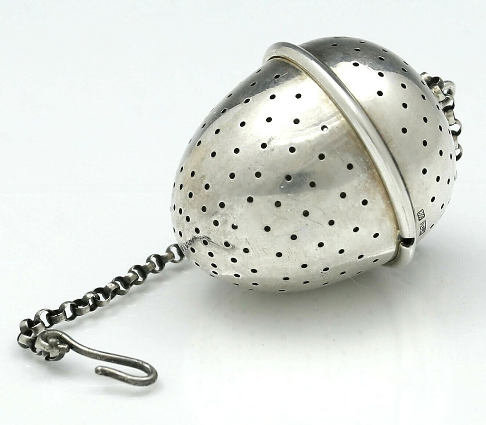 Tezler Swiss 800 Silver TEA BALL Good Quality