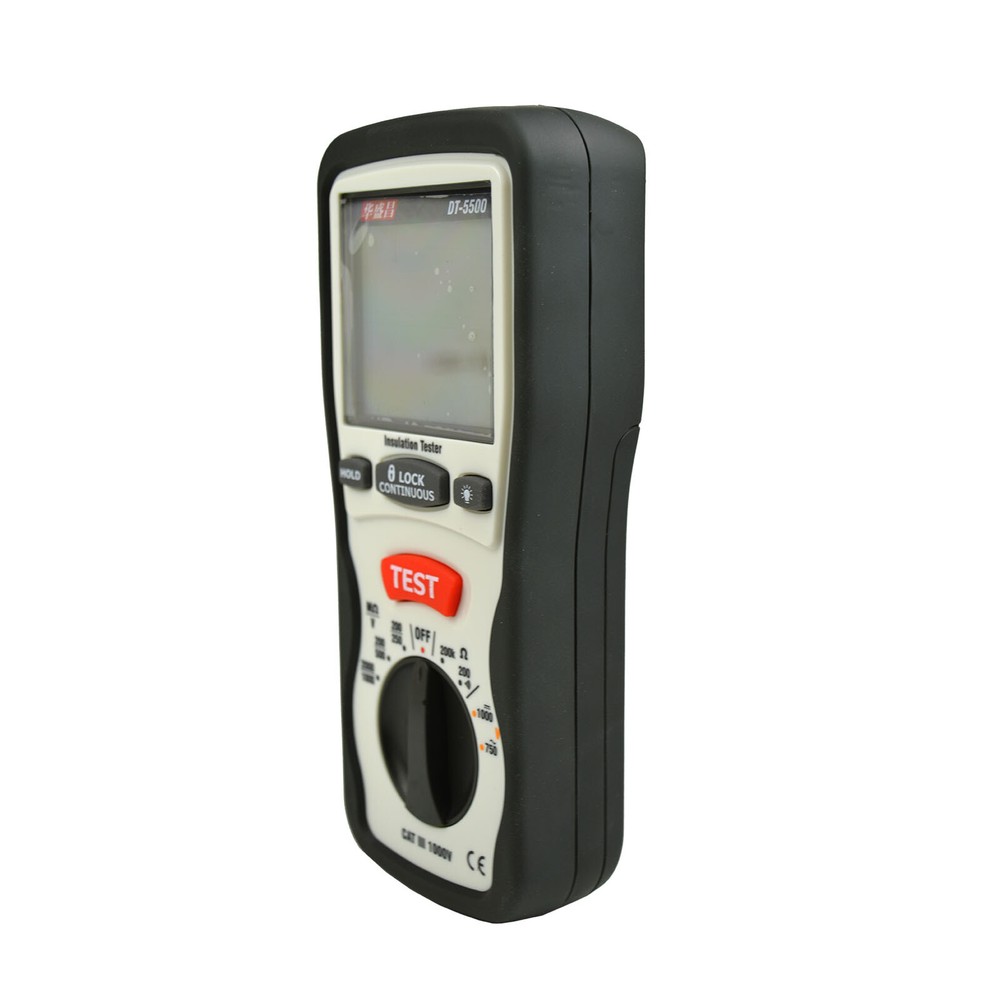 CEM DT-5500 Insulation Testers Large Dual Display with Backlight ✦KD