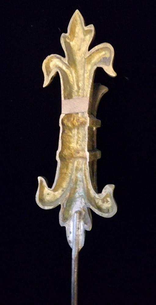 Vintage Brass Clock Pendulum 18"