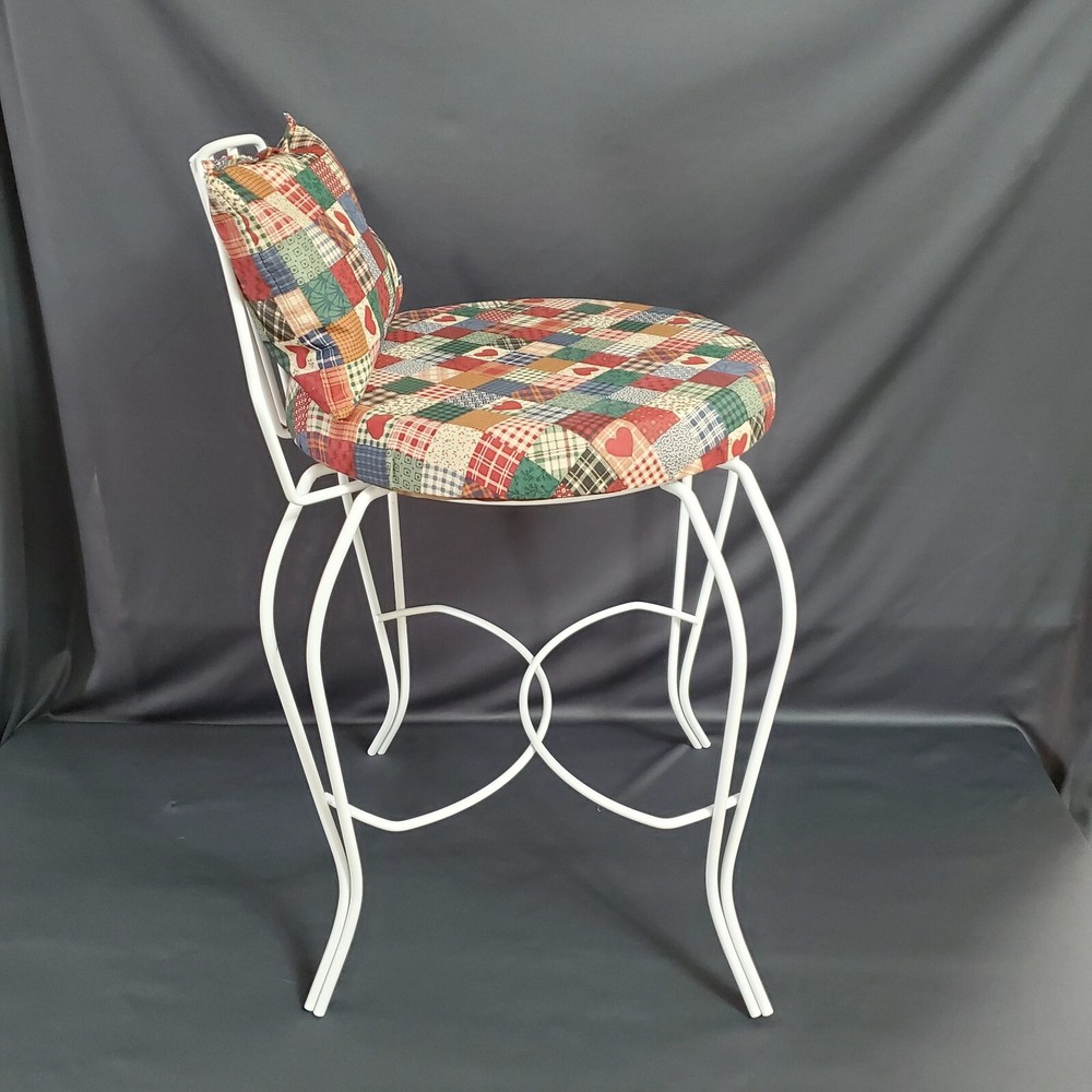 Vintage 1960's Wire Vanity Stool/ Chair