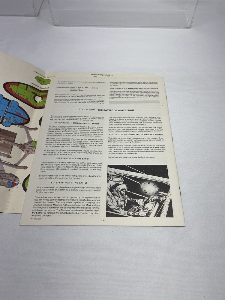 Star Frontiers Knight Hawks TSR 1983 Camp Book EXP Rules Original & Module